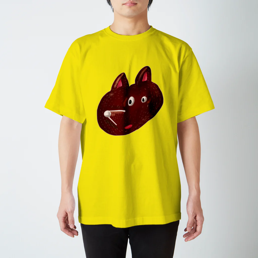 Tania NobukovskiのHEY BEAR FACE Regular Fit T-Shirt