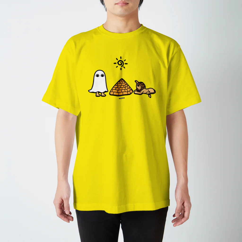 Cɐkeccooのエジプトの神様★メジェドさまとスフィンクス Regular Fit T-Shirt