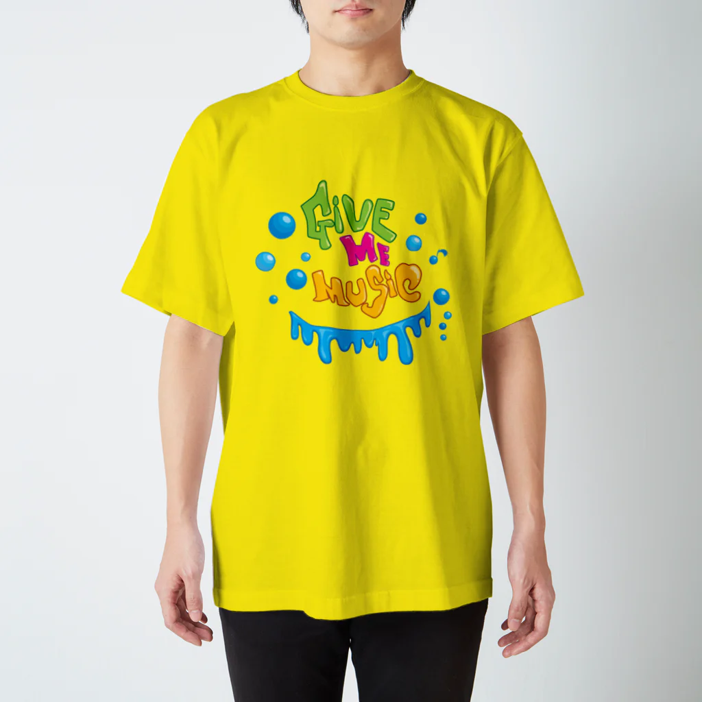 CUBIC ITEMのGive Me Music スタンダードTシャツ