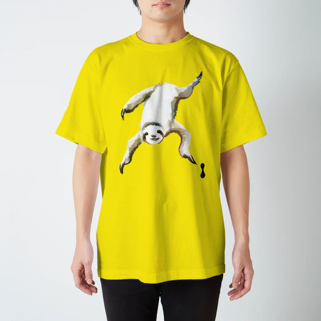 pupusyupoの墨絵のナマケモノ Regular Fit T-Shirt