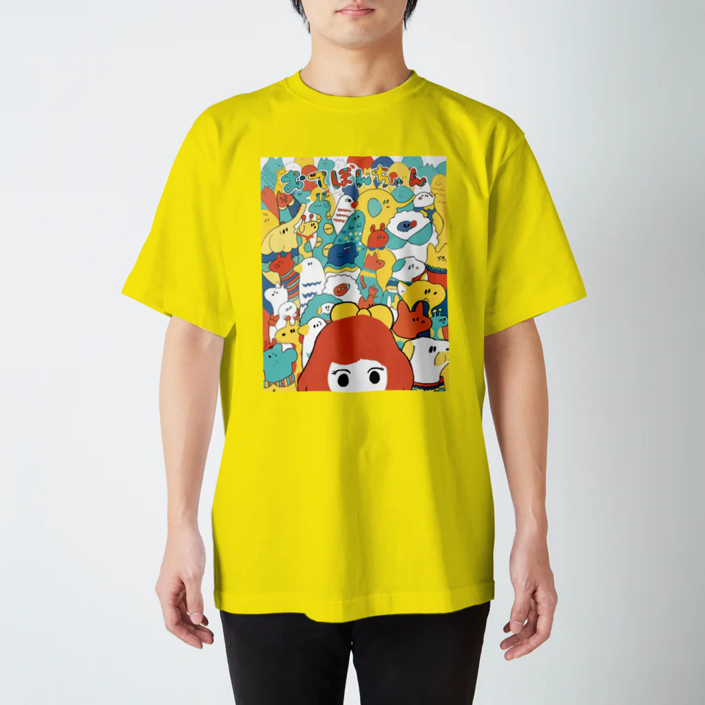 せんのおてほんちゃんと動物たち Regular Fit T-Shirt