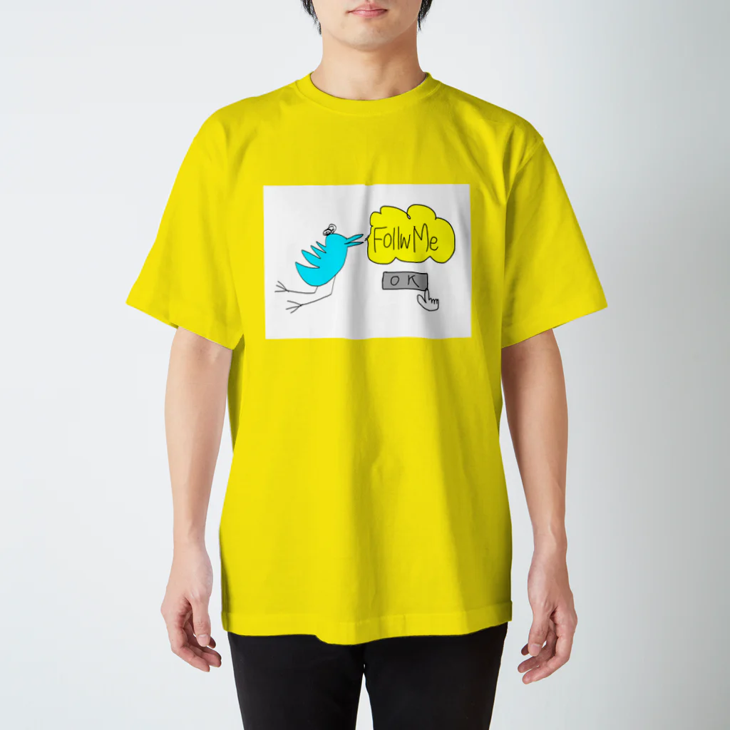 ratcyoのFollowMeHuminngBird Regular Fit T-Shirt