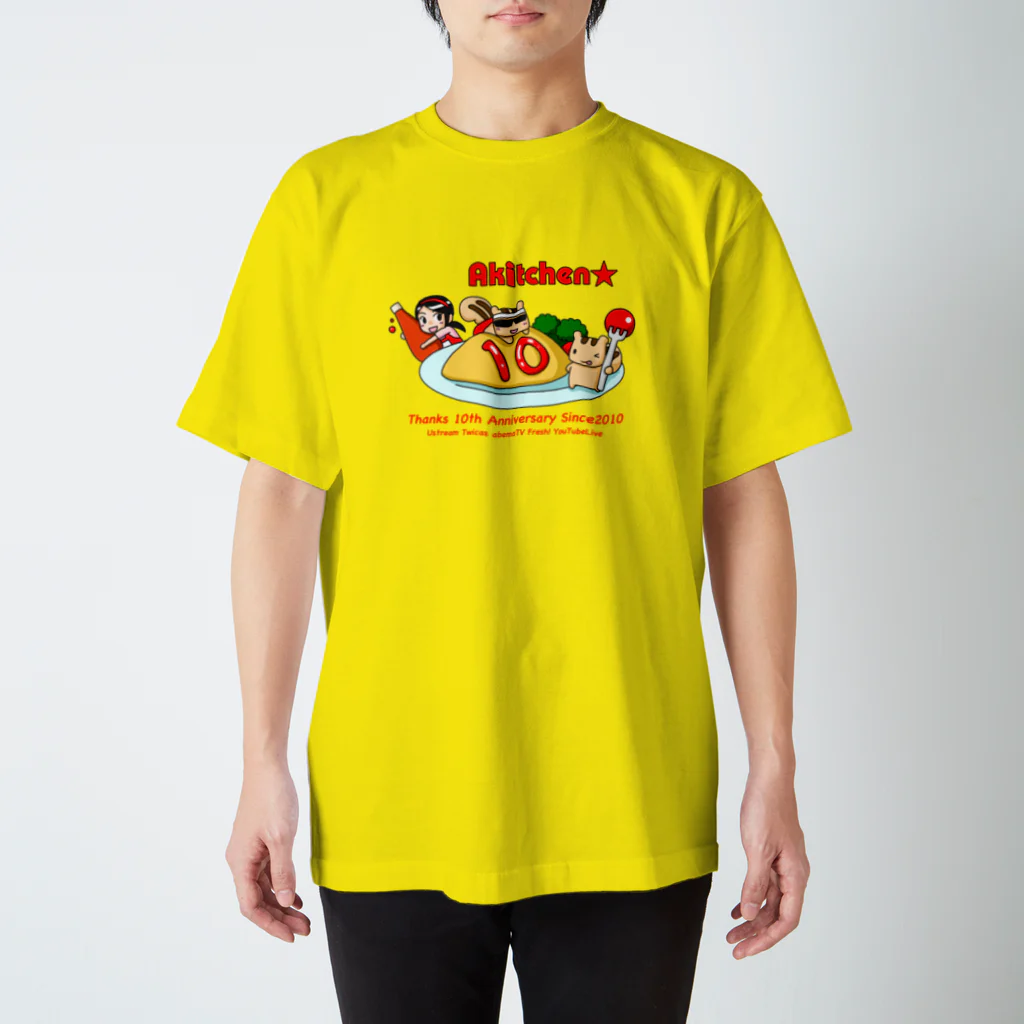 Akitchen★Shop 10thのAkitchen☆10thオムライス Regular Fit T-Shirt