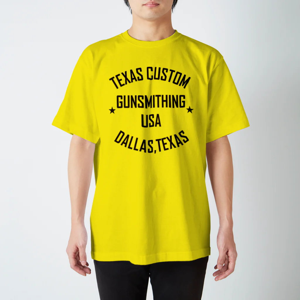TEXAS CUSTOM GUNSMITHINGのTEXAS CUSTOM GUNSMITHING SIMPLE TEXT スタンダードTシャツ