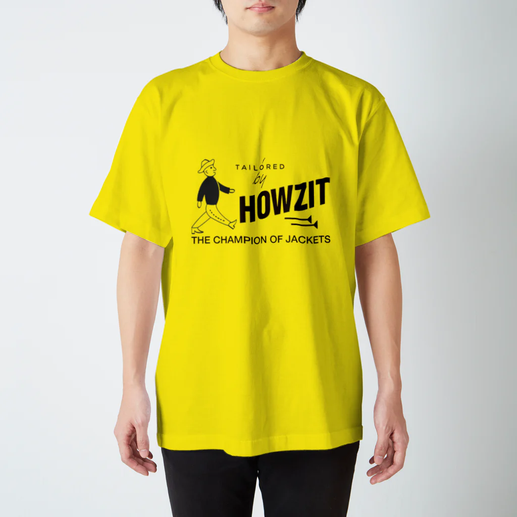 SAUNA SHIKANTAZA clubのHOWZIT スタンダードTシャツ