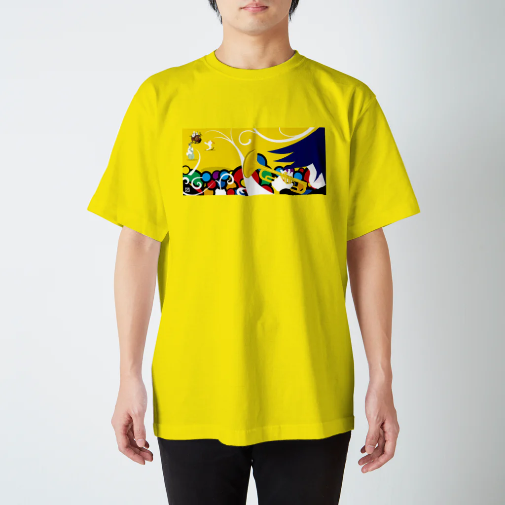 カルホルニワのマルクラ5 ミュージック スタンダードTシャツ