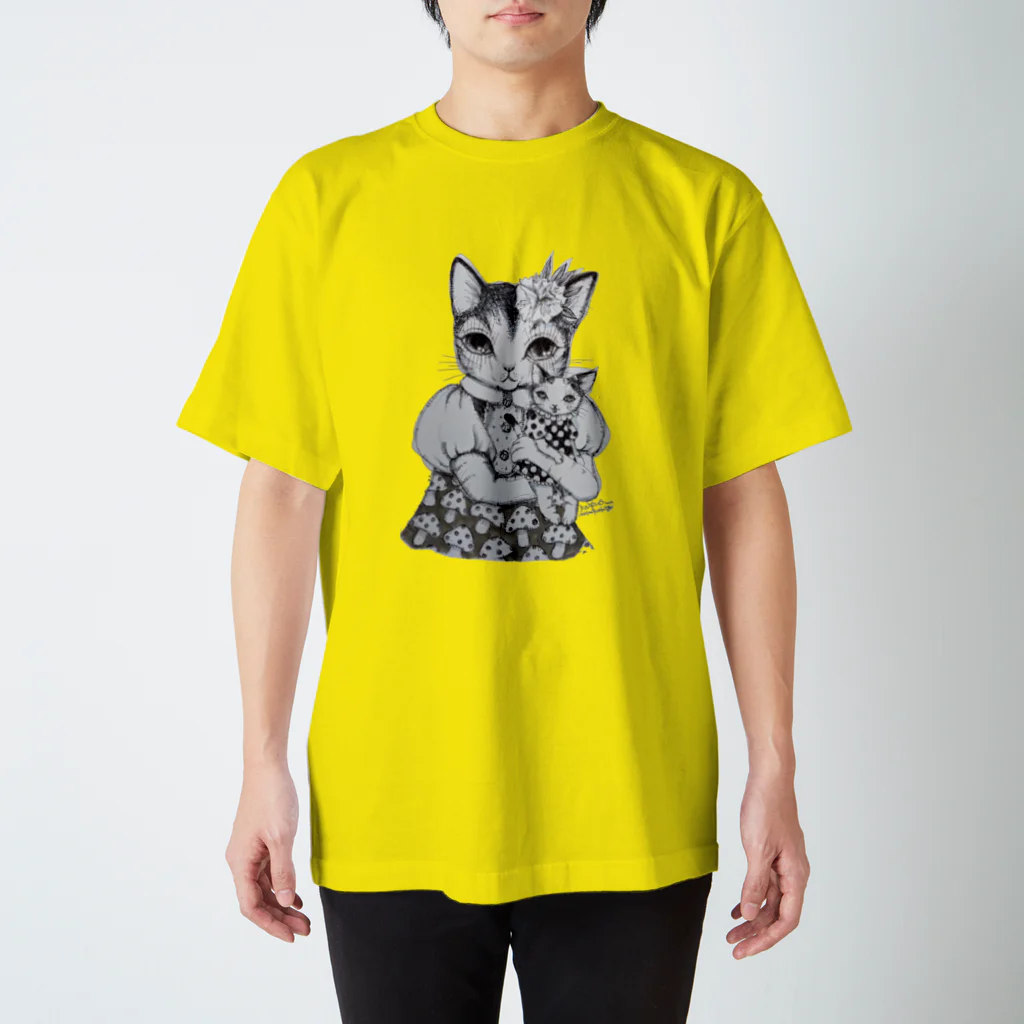 地域猫　那珂川 ねこ ネットワークのNNN限定版☆KINOPI→S　地域猫　応援デザイン スタンダードTシャツ