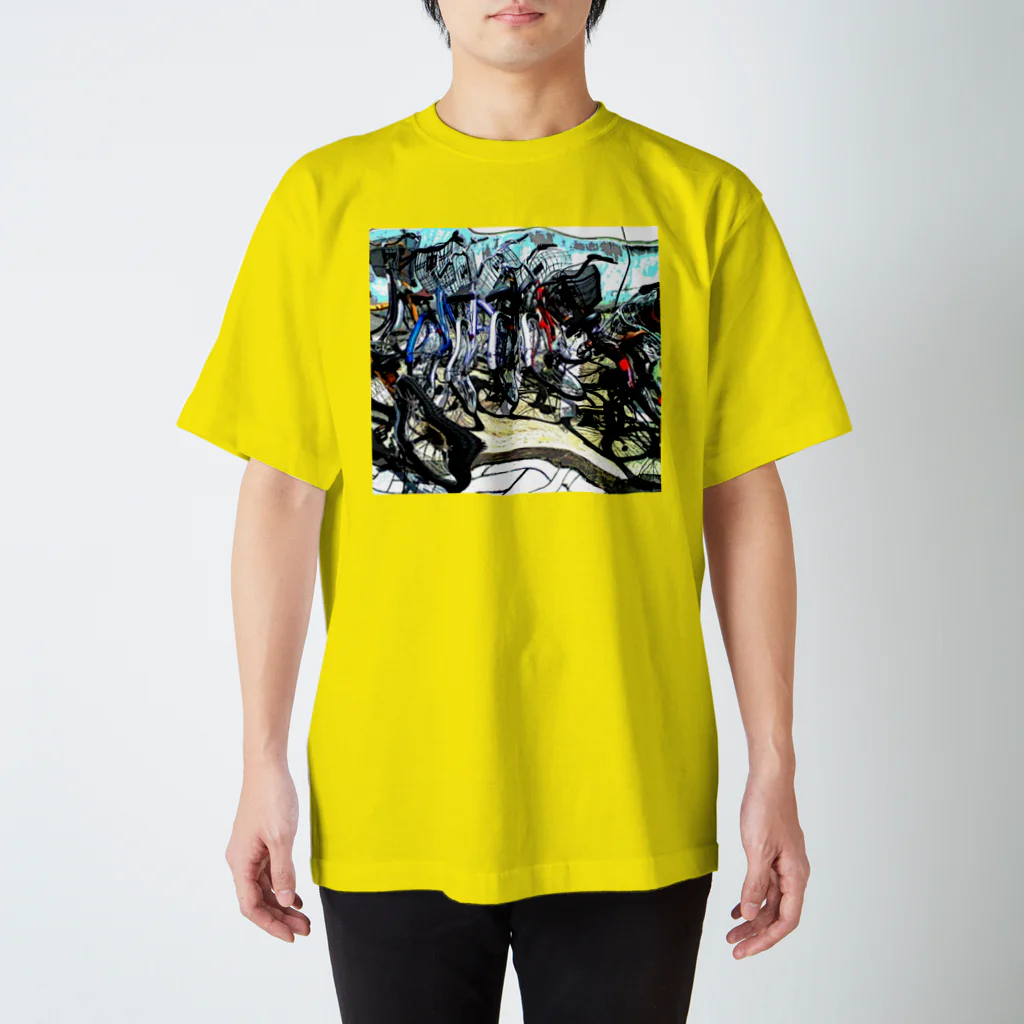 日々好日屋2号店の自転車ドミノ スタンダードTシャツ