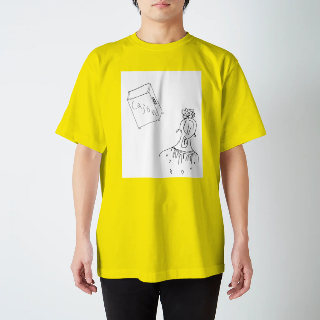 perflaのフラメンコとカホン スタンダードTシャツ