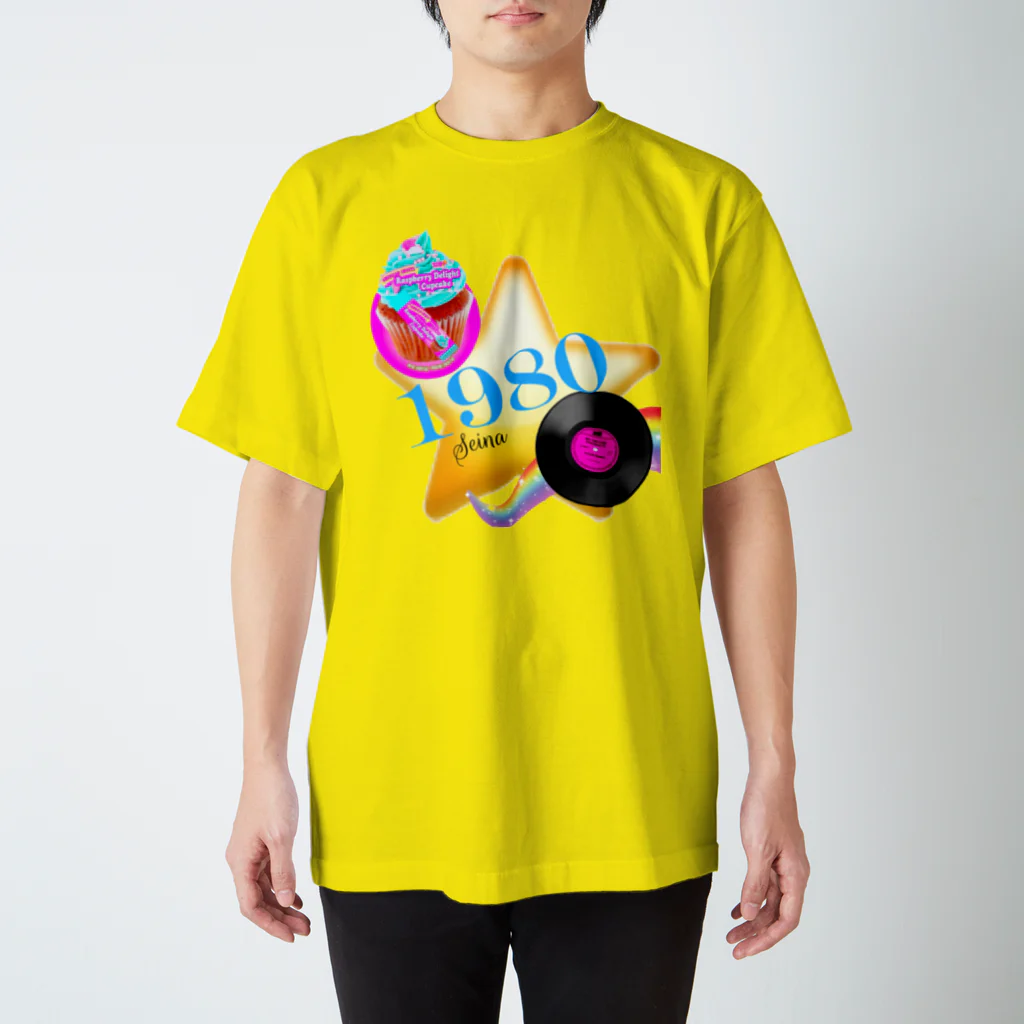 80’s colorful dreamの80's STAR⭐ スタンダードTシャツ