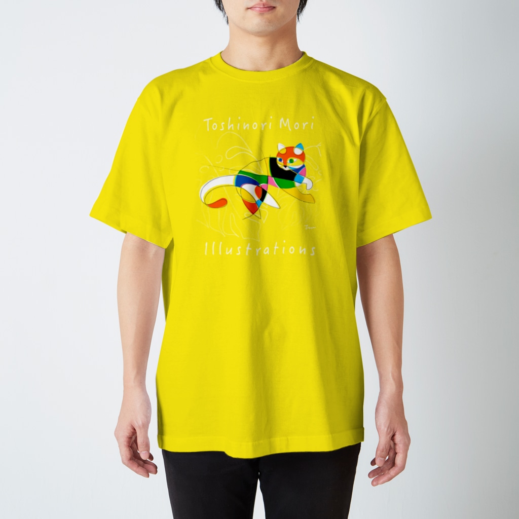 TOSHINORI-MORIのモンステラとグリ Regular Fit T-Shirt