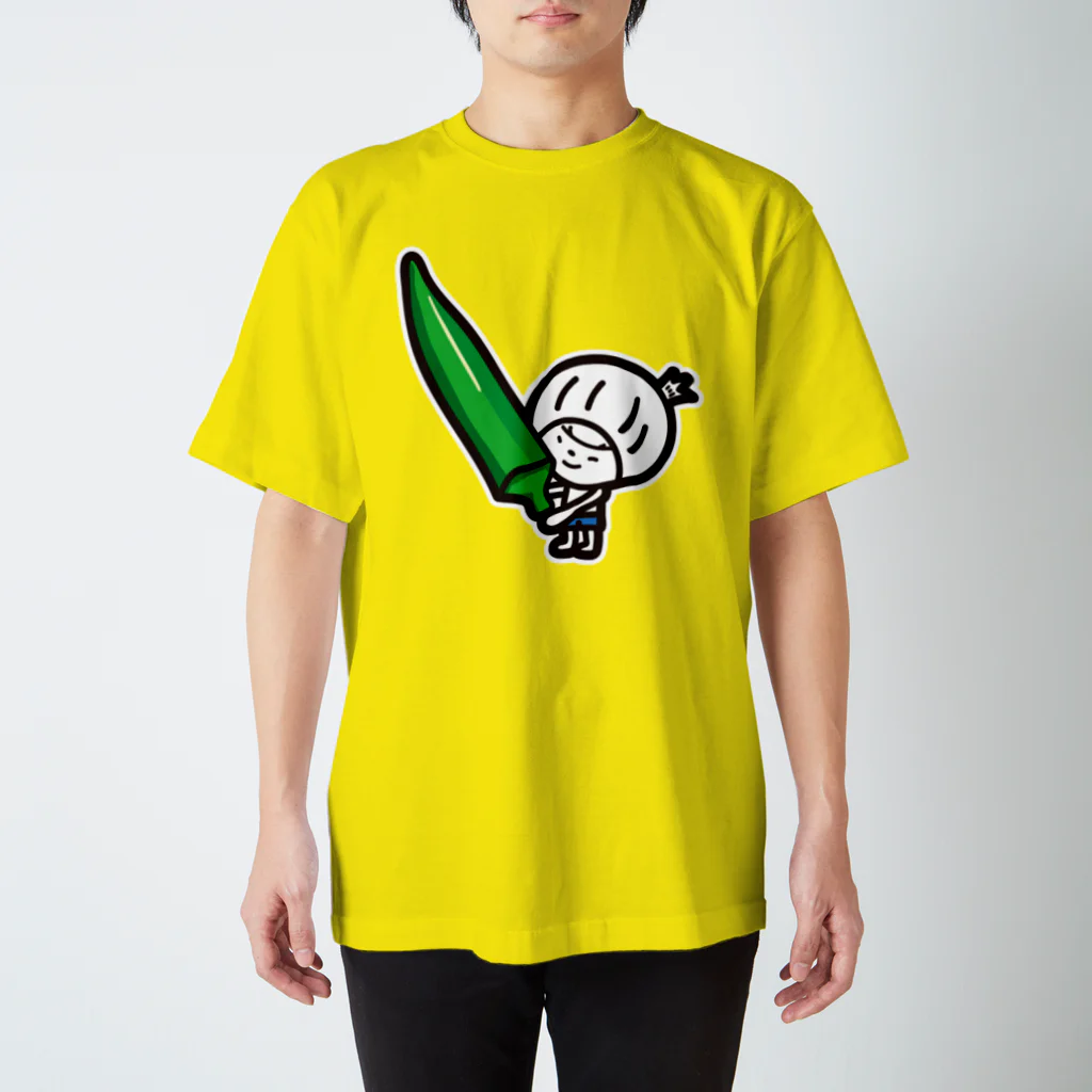 きくのらくがきのオクラときく スタンダードTシャツ