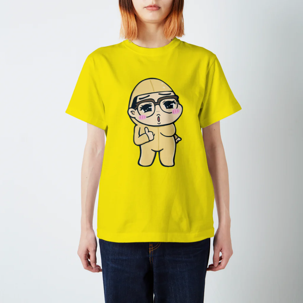 あおつるSUZURIショップのまめちゃん スタンダードTシャツ