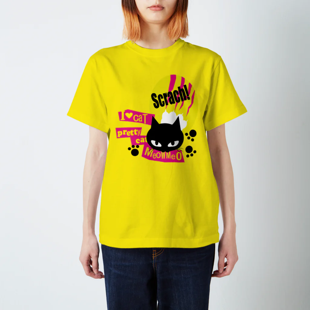 猫とやっし～ぃのアレコレのパンクっぽいにゃん♪ Regular Fit T-Shirt