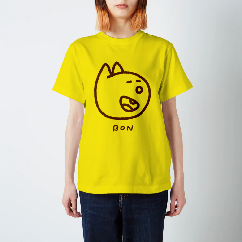 BAMI SHOPのにっこりボンくん（茶色） スタンダードTシャツ