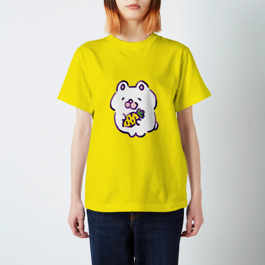 まっくすらぶりーうさのまっくすらぶりーひかりにんじん スタンダードTシャツ