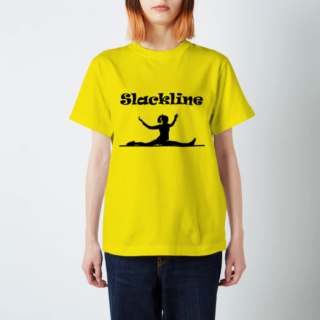 SLACKLINE HUB(スラックライン ハブ)のスラックライン(スプレッド) Regular Fit T-Shirt