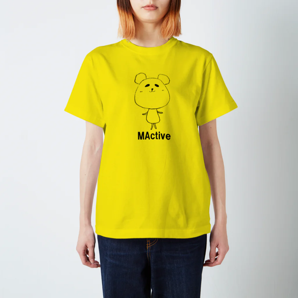 MActive公式(笑)のまくべぁーオリジナルキャラクターグッズ スタンダードTシャツ