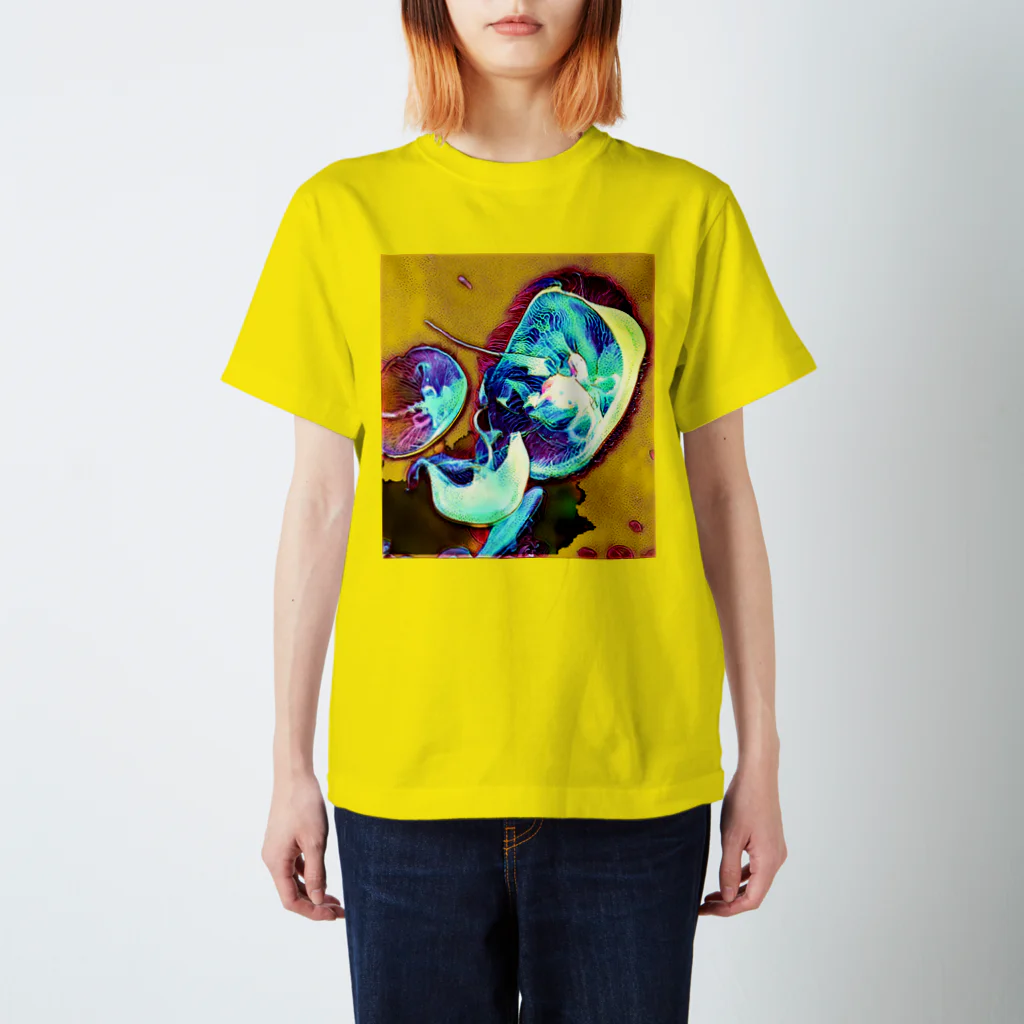 Anna’s galleryのPsyberpunk Jerry Fish Regular Fit T-Shirt