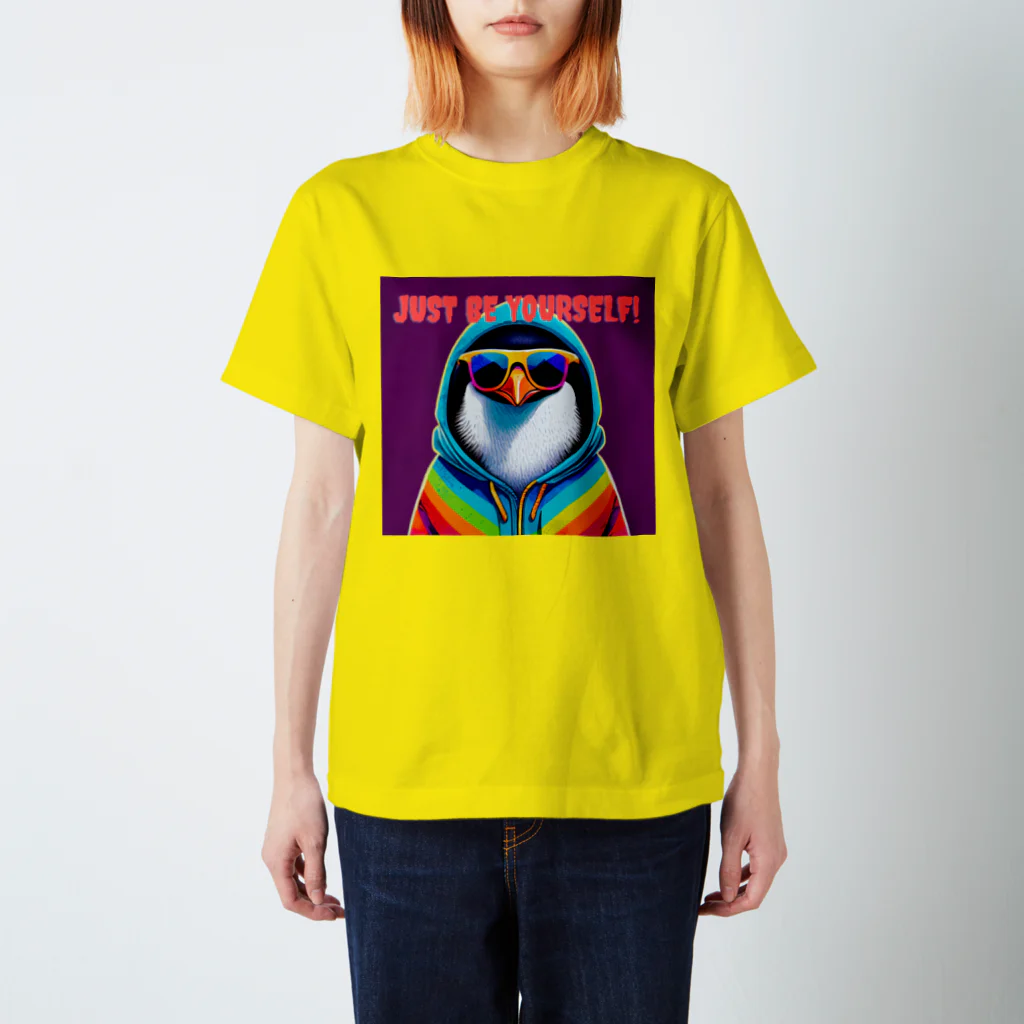 LGBTQ MianのPrideペンギン スタンダードTシャツ