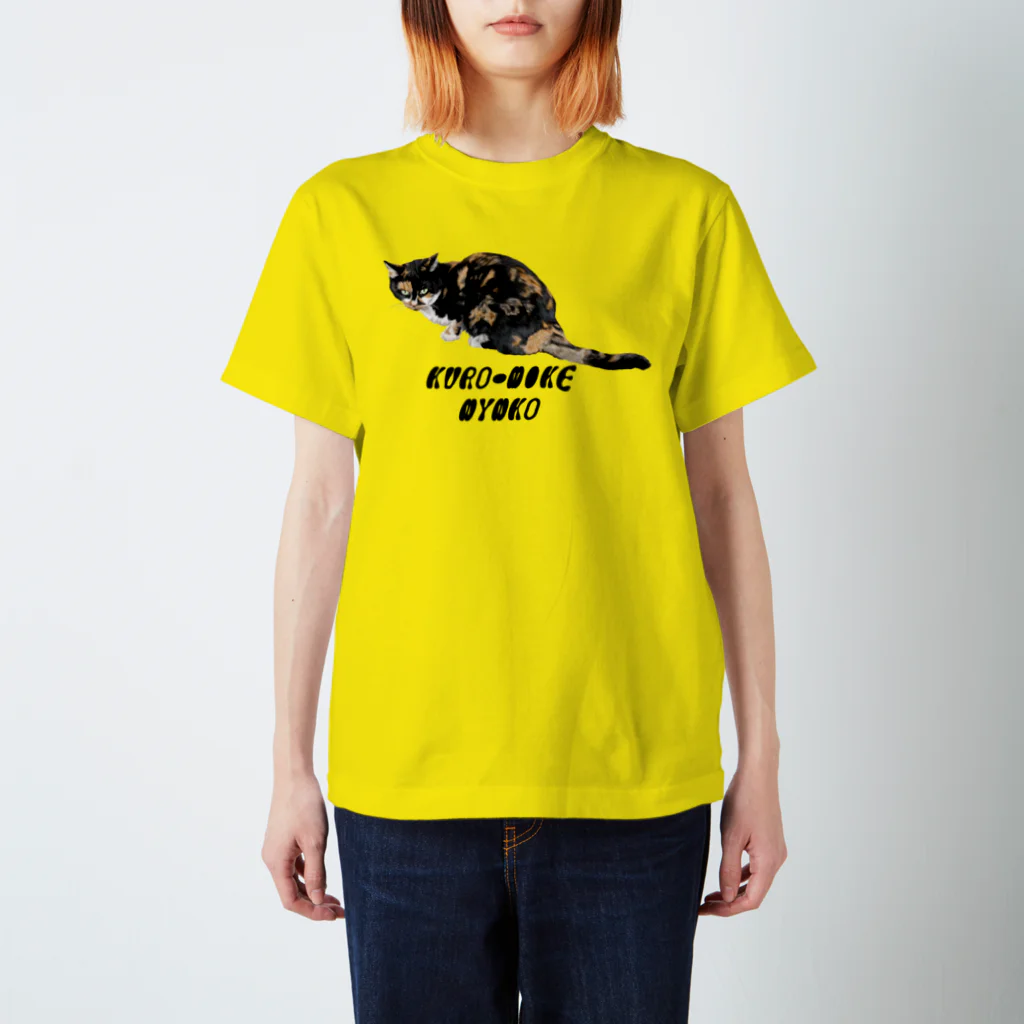 もっち（mocchi）の黒三毛猫ちゃん Regular Fit T-Shirt