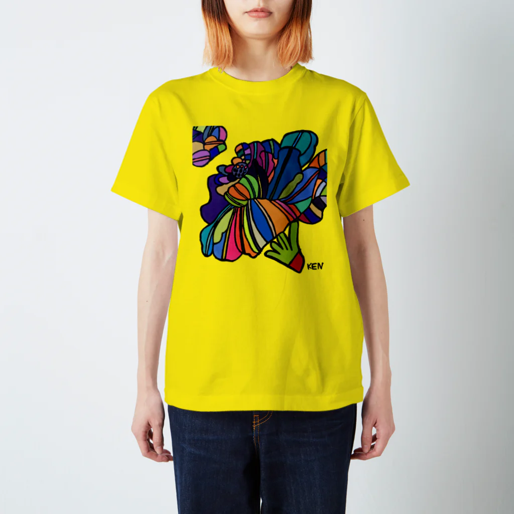 artman galleryのいくたけん『春を告げるフキノトウ』 スタンダードTシャツ