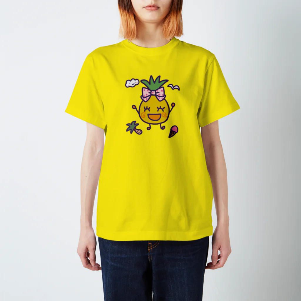 mayumayu-の🍍ナップルちゃん🏝️ スタンダードTシャツ