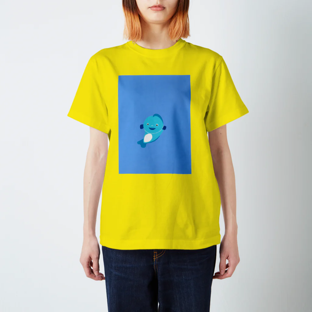 art.A matherの青いお魚さん スタンダードTシャツ