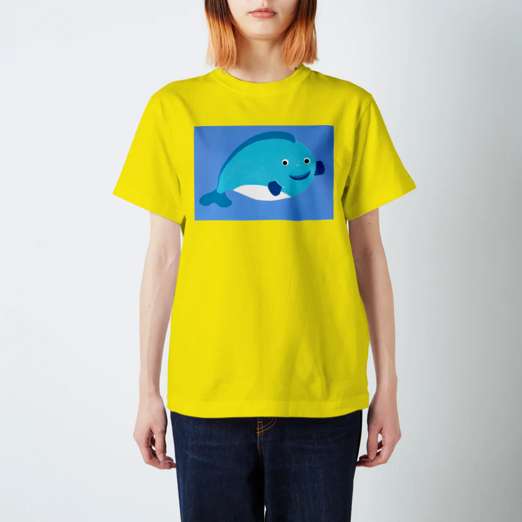 art.A matherの青いお魚さん スタンダードTシャツ