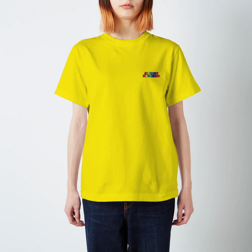 T-R-Y_designの鳥よけ目玉Ｔシャツ（黄色） Regular Fit T-Shirt