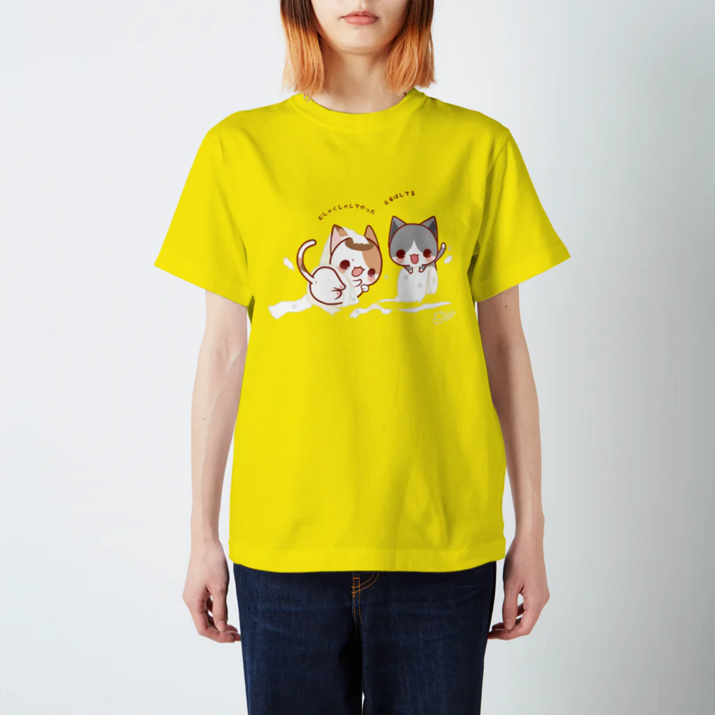 aska/ねこのかんづめのいたずらっこ Regular Fit T-Shirt