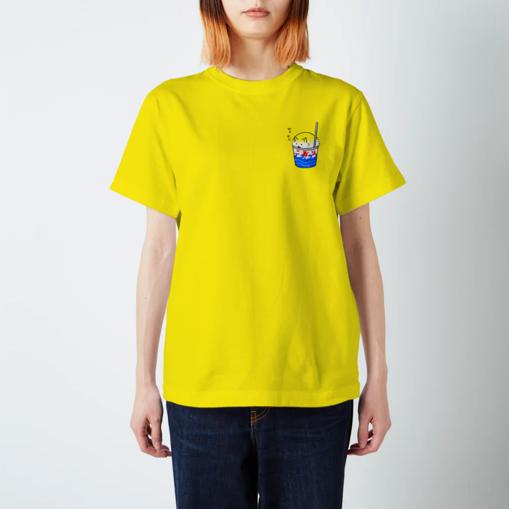 nomeroのポメこおり(レモン味) スタンダードTシャツ