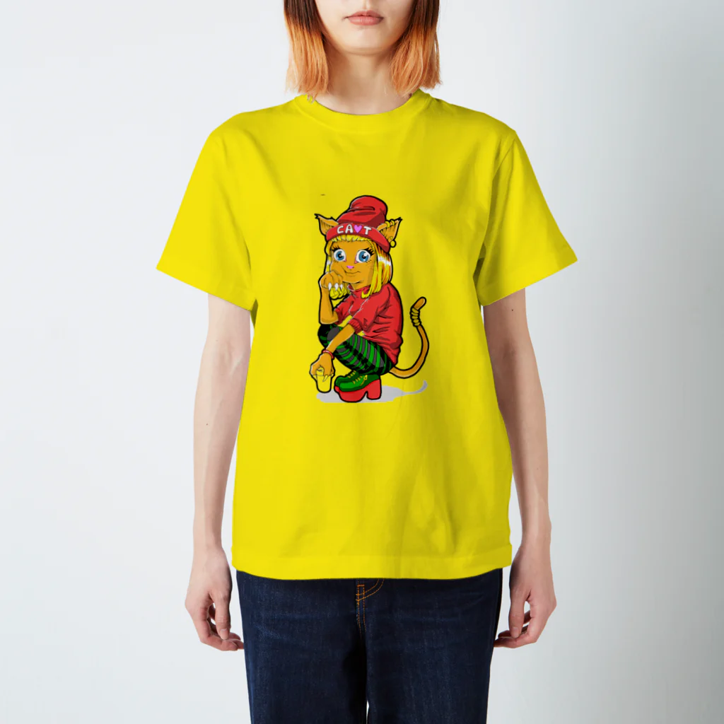 T.K WORLDのcat girl スタンダードTシャツ