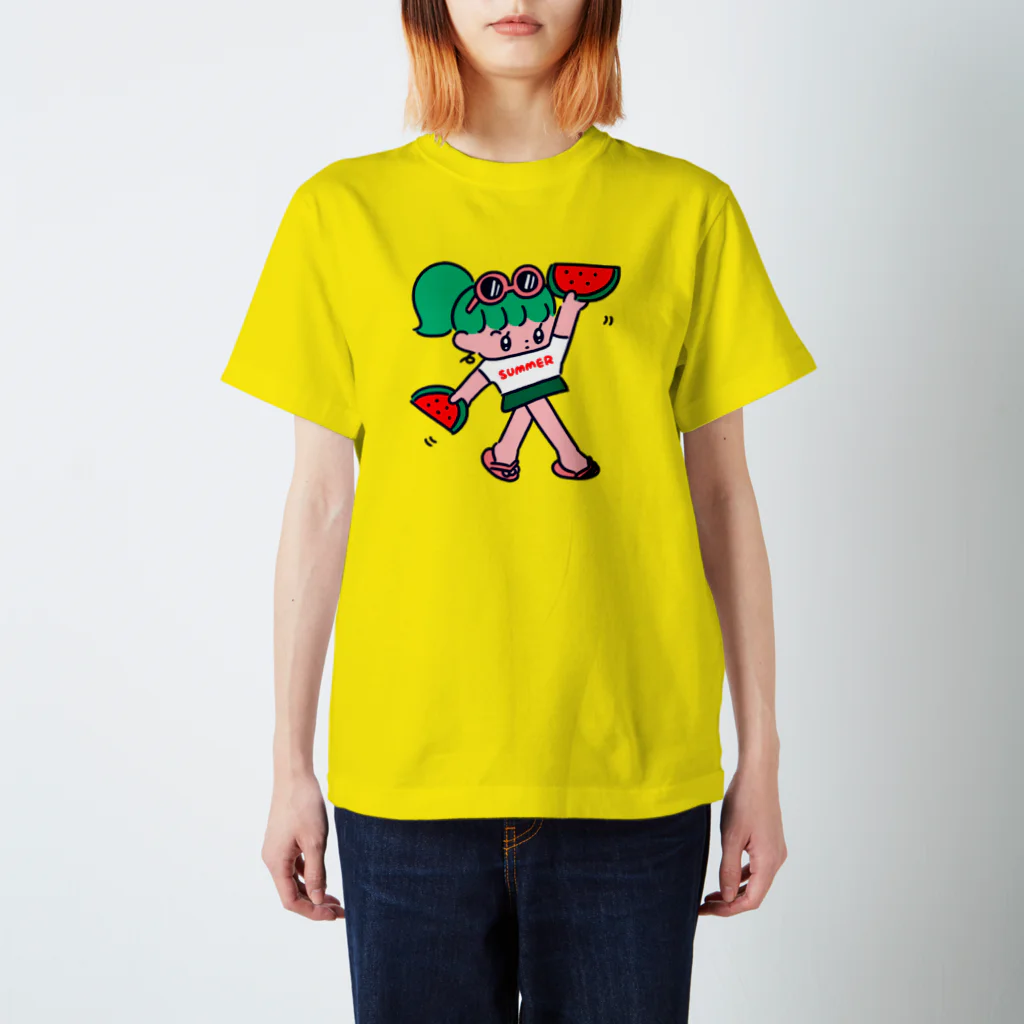 モニョチタポミチの夏の舞 Regular Fit T-Shirt