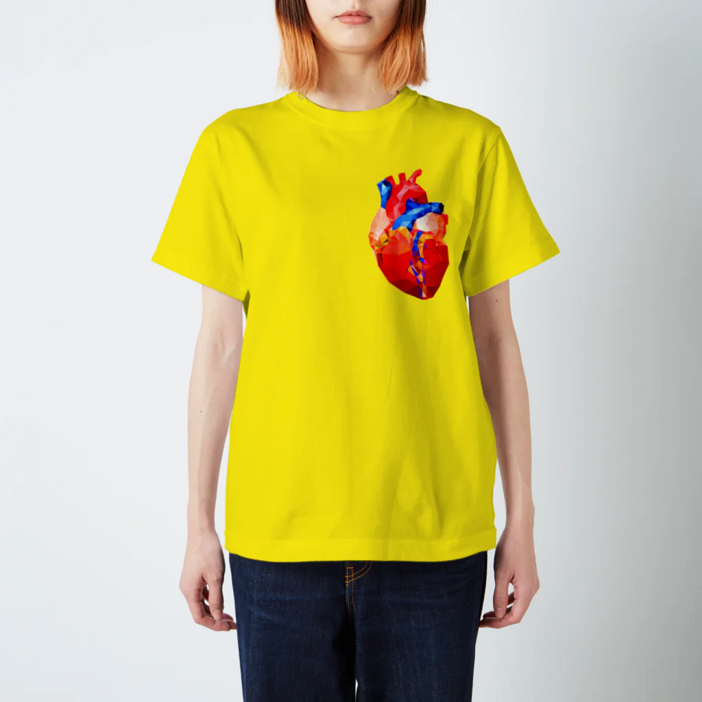 OFUNE's MarketのGlass Heart スタンダードTシャツ