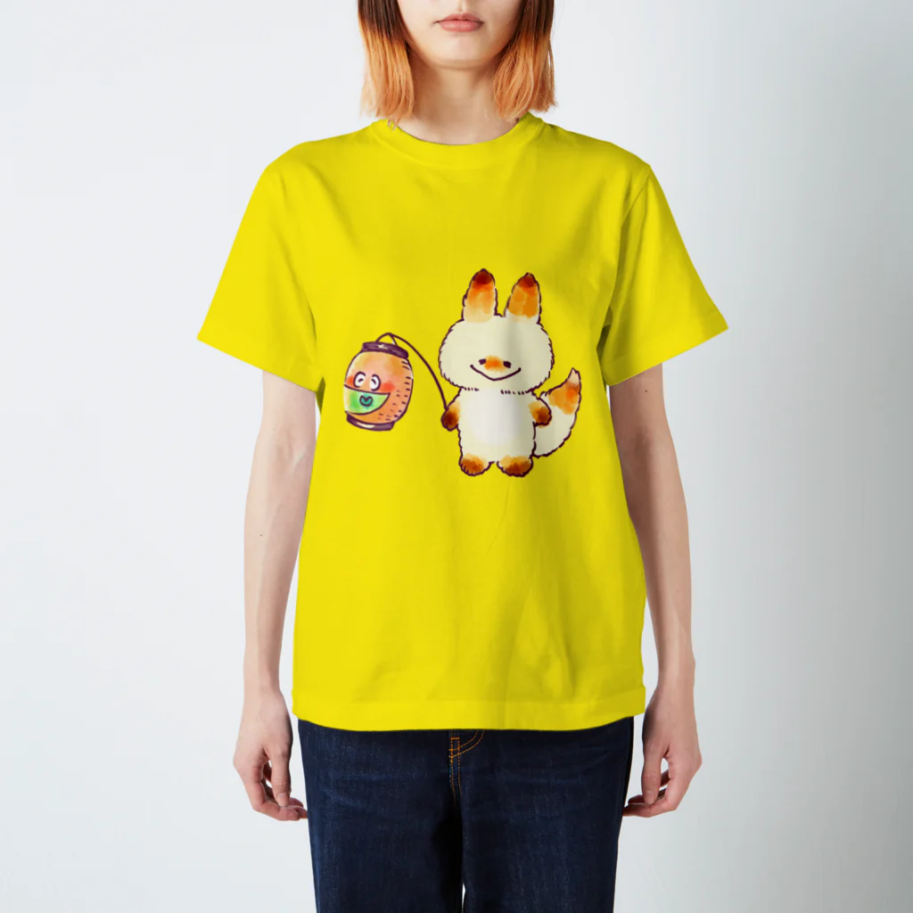 百±一のおきつねちゃん Regular Fit T-Shirt