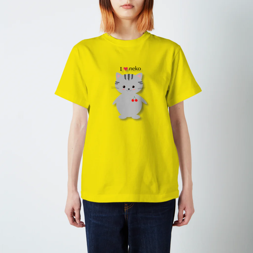 ねこの夢屋のチェリにゃん スタンダードTシャツ