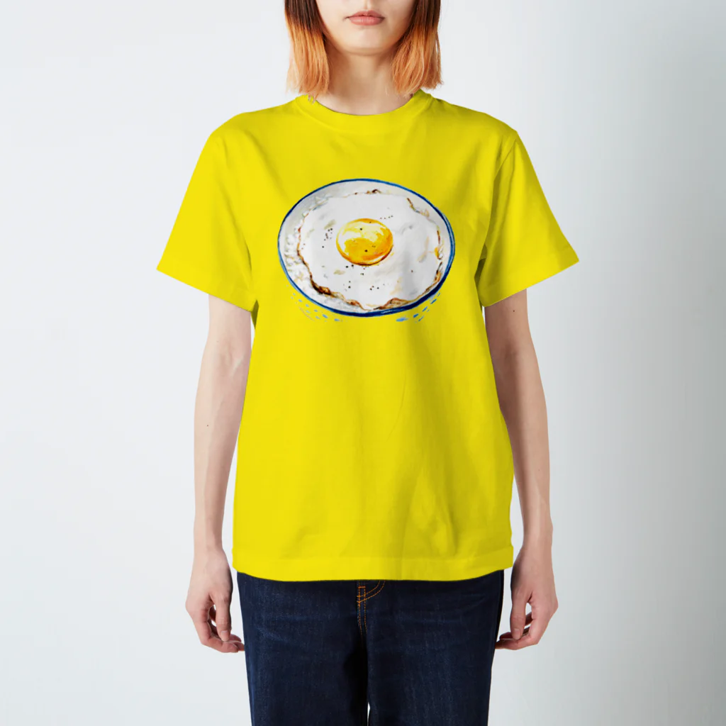 古屋智子（TomokoFuruya）の目玉焼きごはん２ スタンダードTシャツ