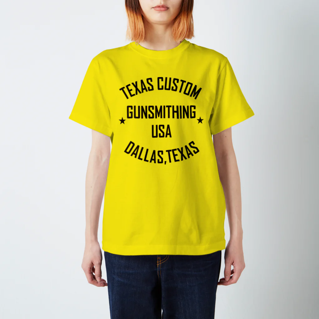 TEXAS CUSTOM GUNSMITHINGのTEXAS CUSTOM GUNSMITHING SIMPLE TEXT スタンダードTシャツ