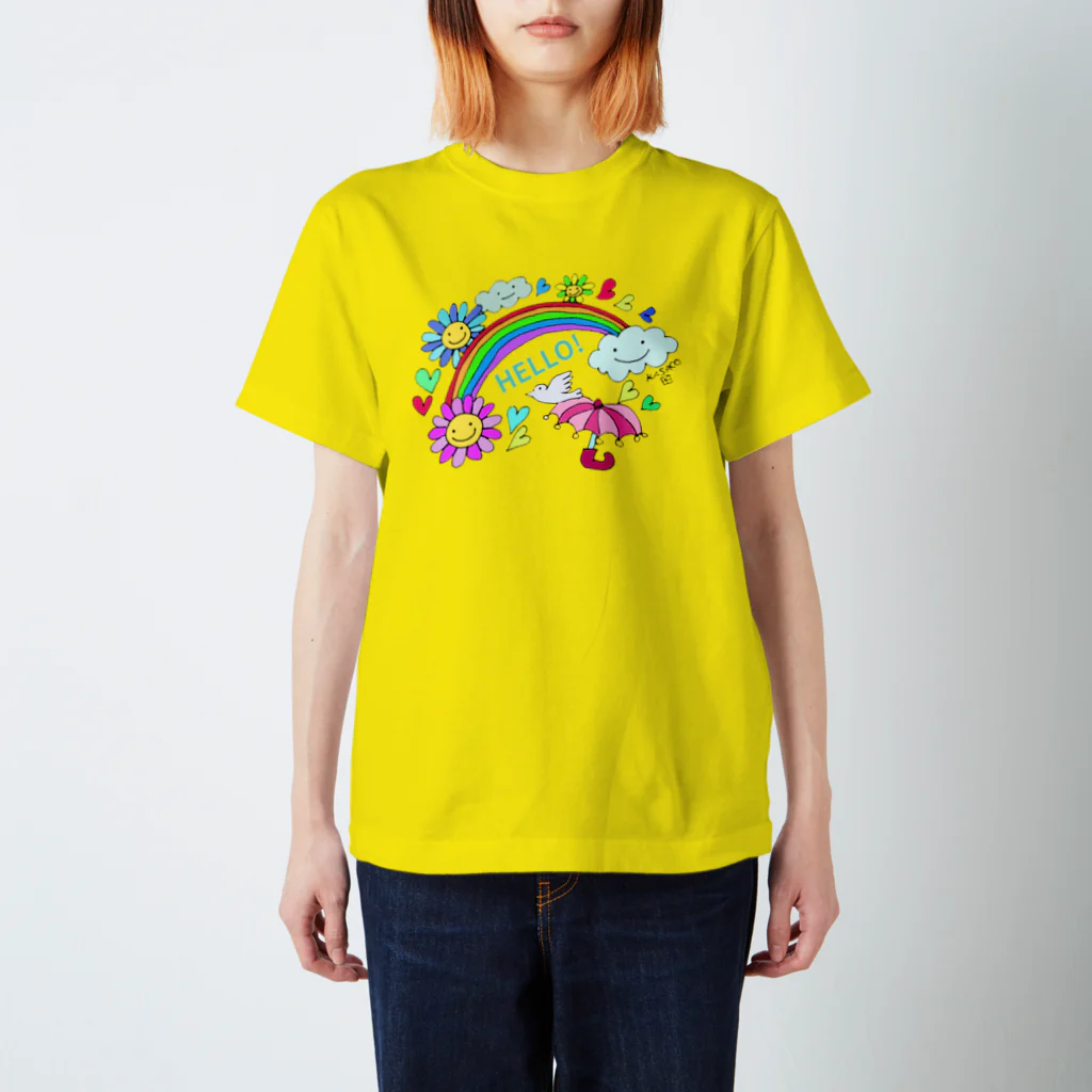 Kasaco's Design Roomのハロー スタンダードTシャツ