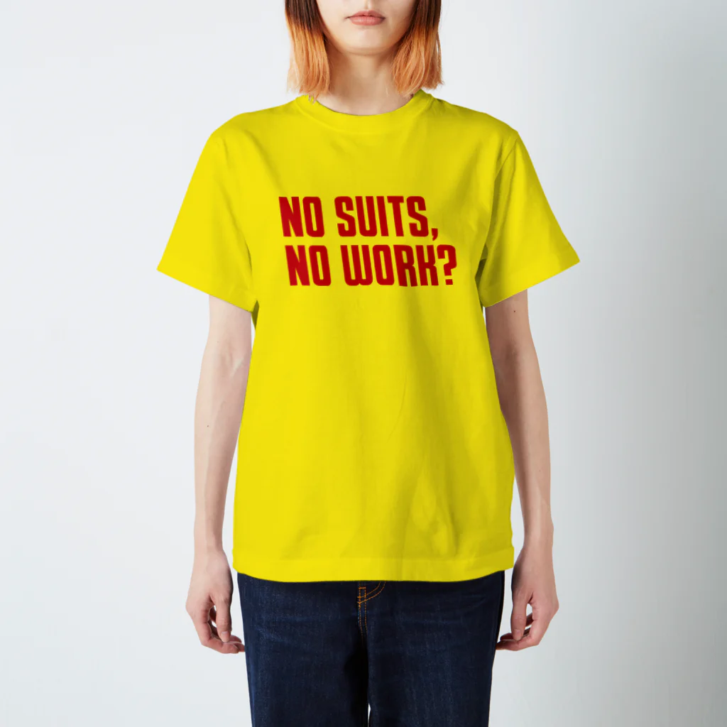 FooBarBazのNO SUITS, NO WORK? スタンダードTシャツ