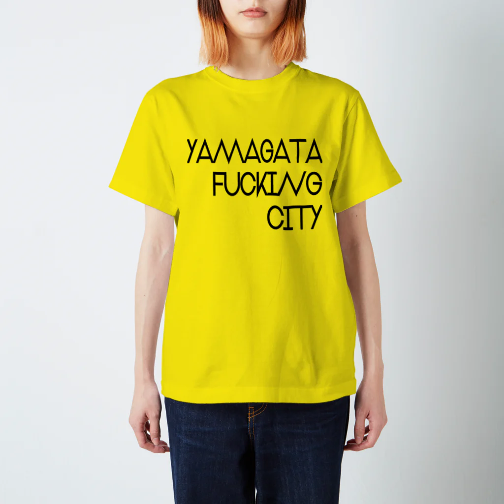 piaopiaoの#6 YAMAGATA FU*KING CITY スタンダードTシャツ