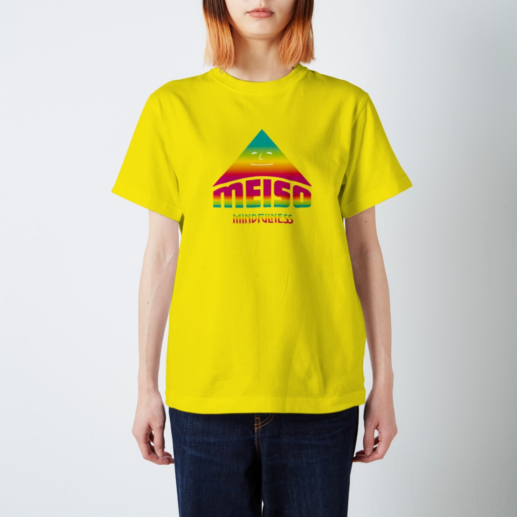LONESOME TYPEの瞑想マインドフルネスパワー Regular Fit T-Shirt