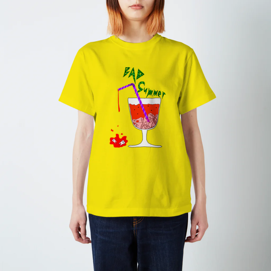 meMEmeのカニバリズム・スイカジュース Regular Fit T-Shirt