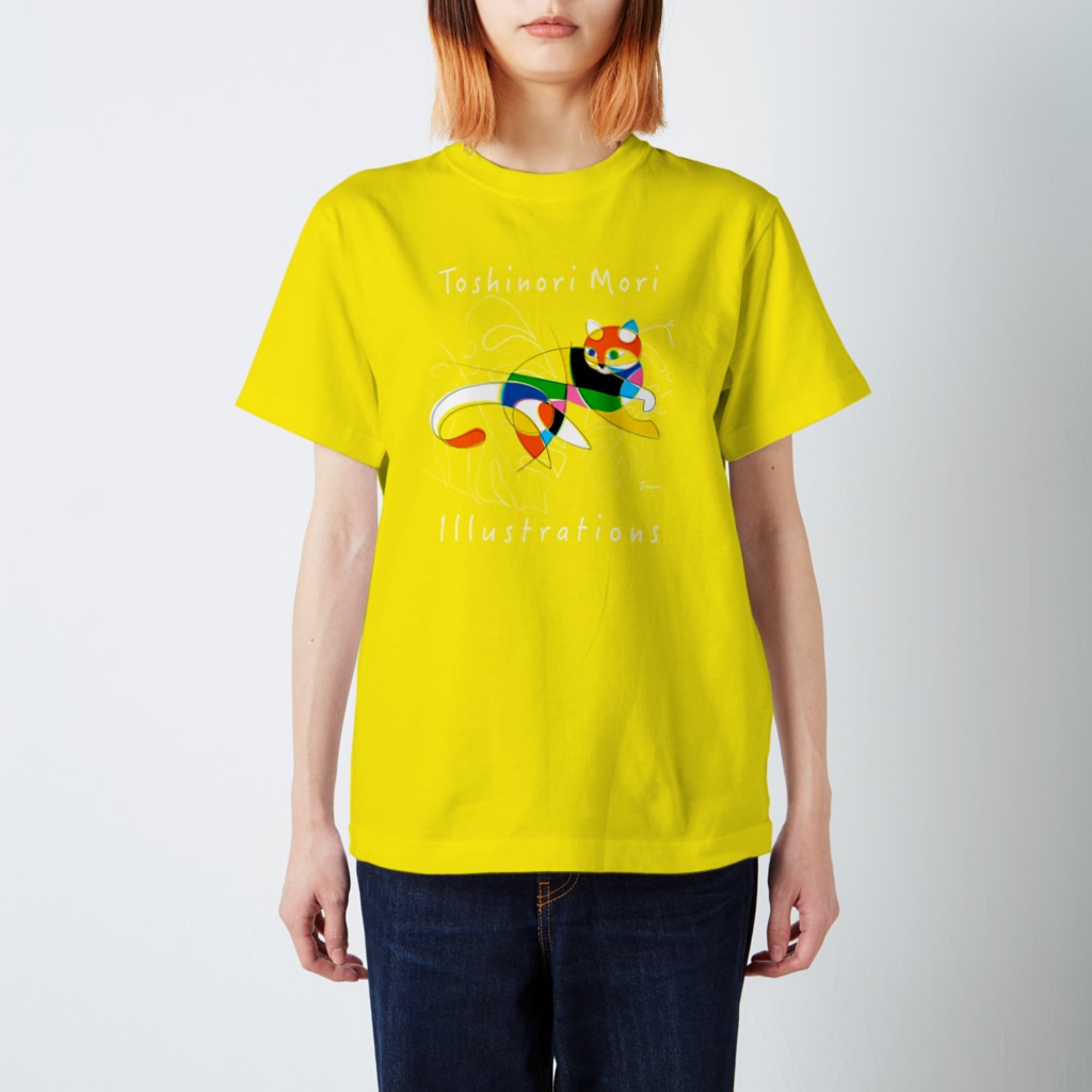 TOSHINORI-MORIのモンステラとグリ Regular Fit T-Shirt