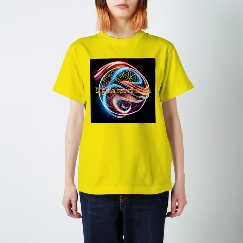 Aimurist のD’gaia revolution 変容 スタンダードTシャツ