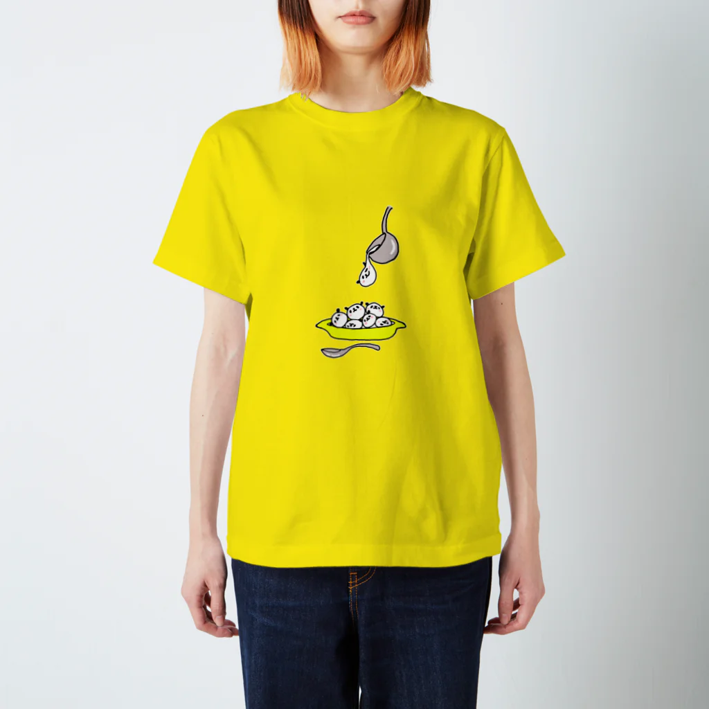 ぴっこのぽよぽよパンダ　召しあがれ Regular Fit T-Shirt