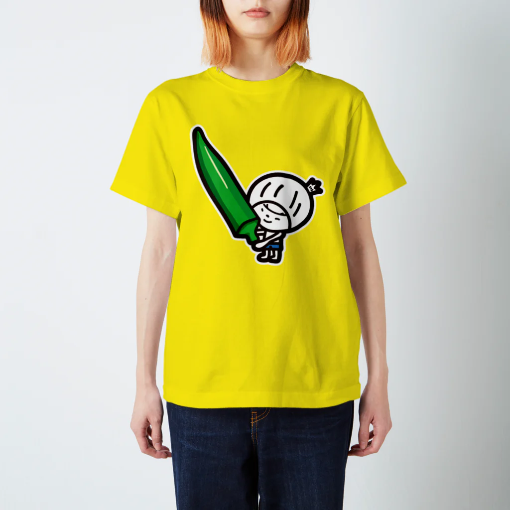 きくのらくがきのオクラときく スタンダードTシャツ