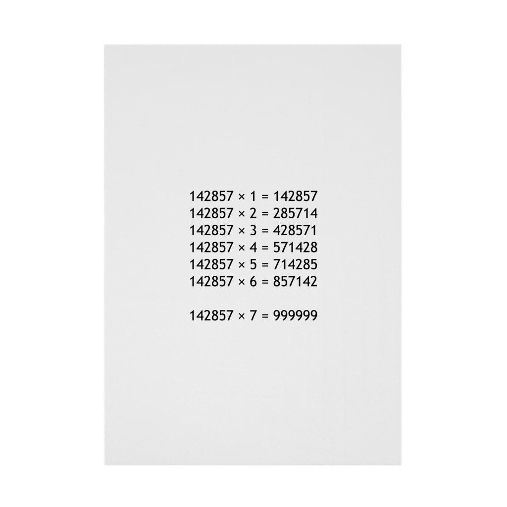 面白い計算３ 数式 算数 数学 おもしろ ジョーク ネタ Stickable Poster By アタマスタイル Atamastyle Suzuri