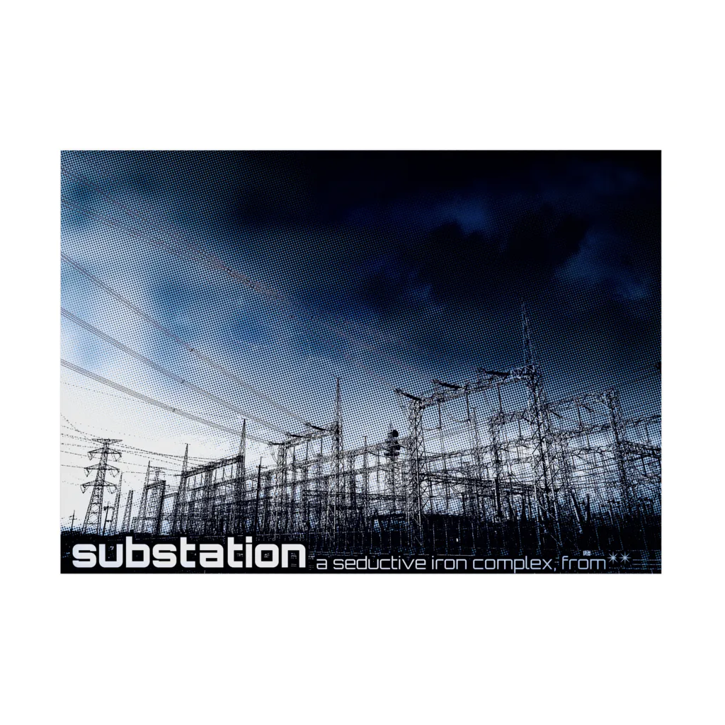 ダムダムのsubstation(for poster) Stickable Poster :horizontal position